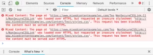 Konten campuran - langkah mengatasi kesalahan hubungan SSL di Android